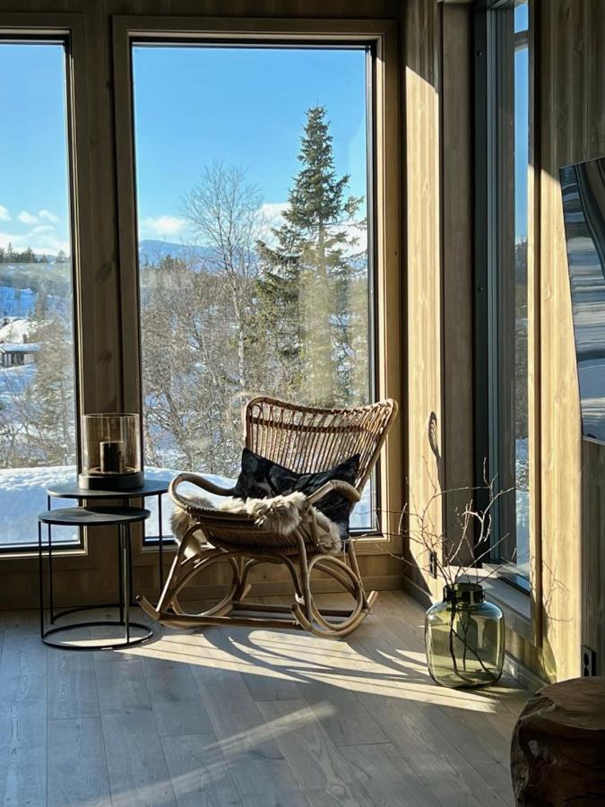 Brand New Cabin On The Sunny Side Of Gaustatoppen With A Great View Tuddal Exterior photo