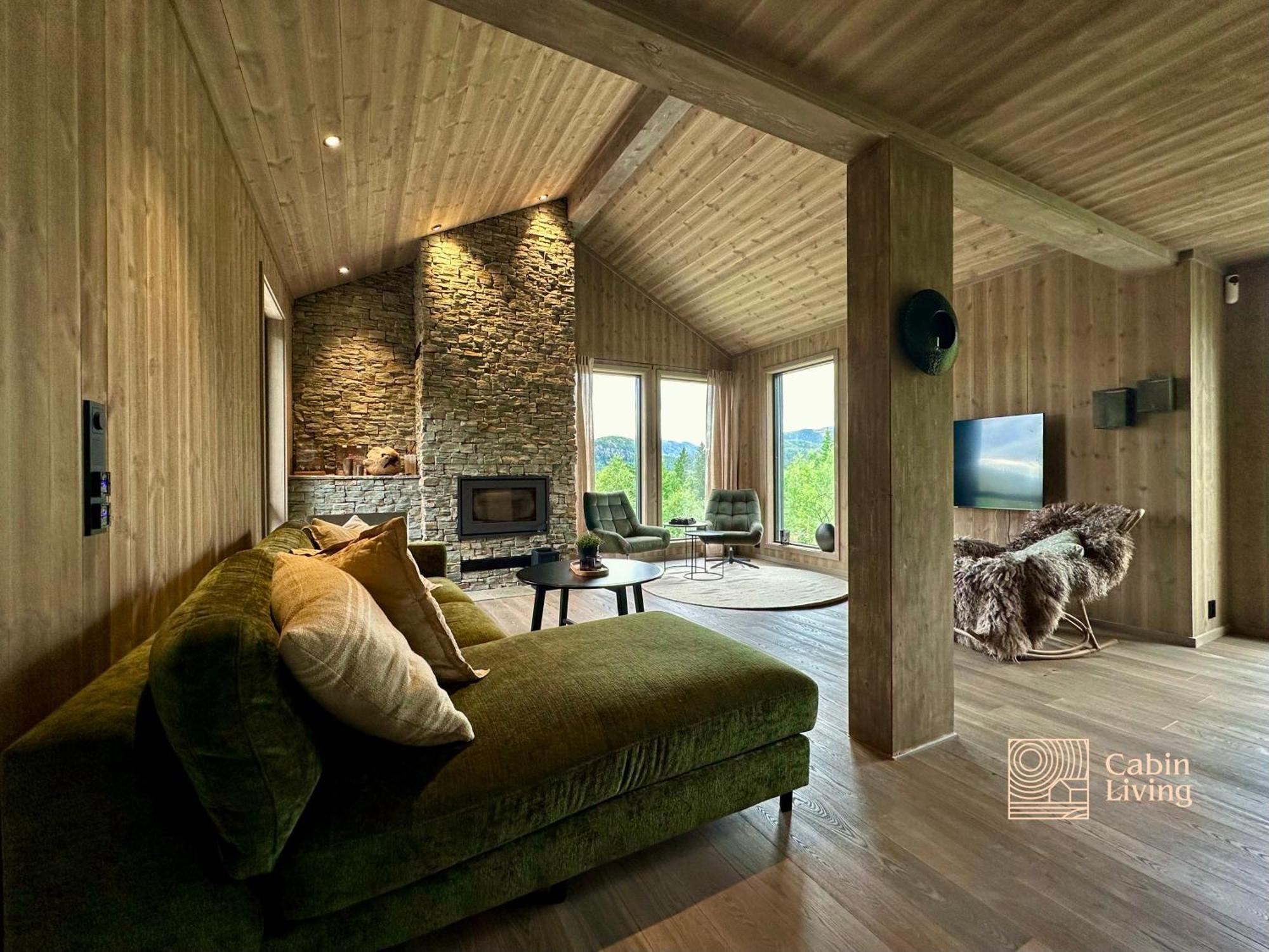 Brand New Cabin On The Sunny Side Of Gaustatoppen With A Great View Tuddal Exterior photo